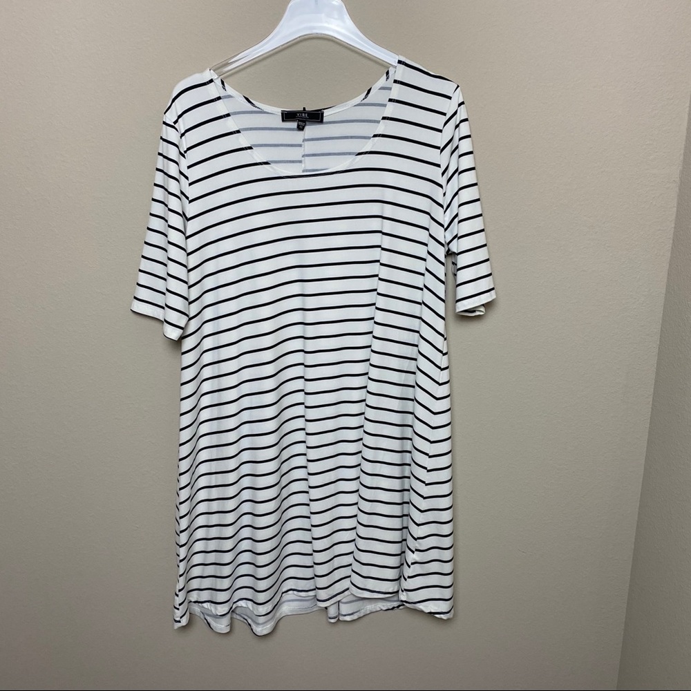 Vibe Sportswear | Striped Tunic Dress